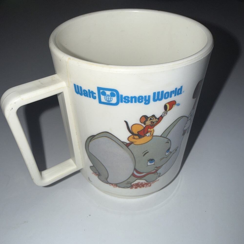 Vintage Walt Disney Disneyland Deka Mickey Mouse Club Plastic Cup Mug